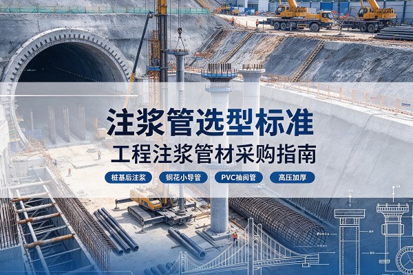 宏伟注浆管选型标准