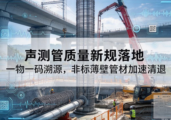 宏伟声测管质量新规落地，一物一码溯源，非标薄壁管材加速清退